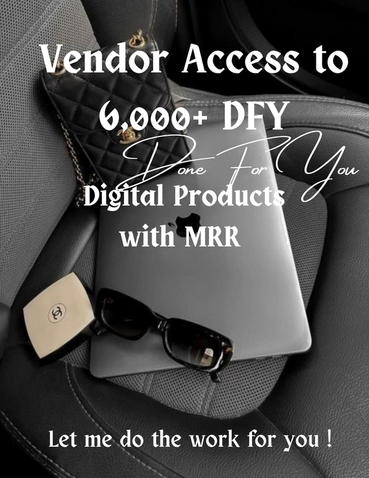 DFY Digital Product Vendor
